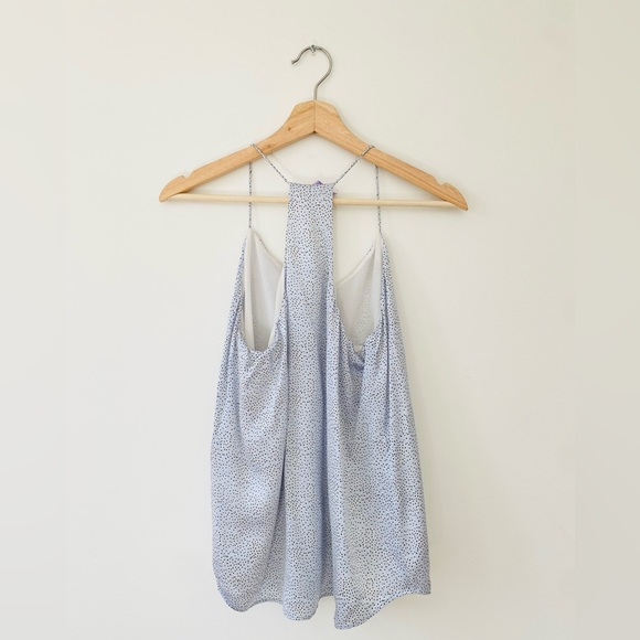 BABY BLUE SILK CAMISOLE - Picture 3 of 9